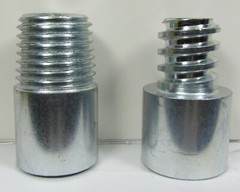 2 pcs – Pole Adapter – Euro to USA Threads & USA to Euro Threads Adapter – q2