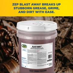 Zep Blast Away Liquid Steam Cleaner and Heavy-Duty Detergent – 5 Gallon (Each)