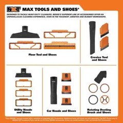 RIDGID 12 Gallon 5.0 Peak HP NXT Wet Dry Vac w/ General Debris Filter & Hose