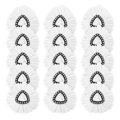 15-Pack Spin Mop Superior Replacement Heads – Compatible with O-Cedar…