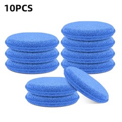 10x 5″ Microfibre Foam Sponge Detail Polish Car Wax Applicator Cleaning Pads