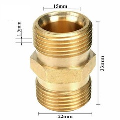 M22 Male Adapter For For Power Pressure Washer Hose Outlet Easy to Use
