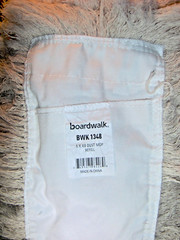 48″ x 5″ Used & Clean Dust Mop Replacement Head WHITE Cotton BOARDWALK BWK 134