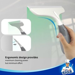 MR.SIGA Multi-Purpose 10″ Silicone Squeegee for Window, Glass, Shower, Car