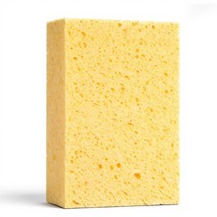 Large Sponge Natural Car Wash Sponge, 4″ X 6″ X 2″ Cellulose Dish Yellow