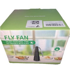 Fly Fans for Tables, Fan Outdoor Indoor Keep Flies Away, Black 4 Pack