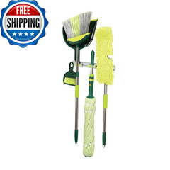 Pine-Sol Broom Mop Cleaning Set – All-In-One Floor Cleaning Kit Angled Broom