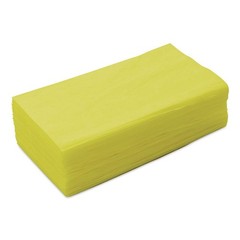 Chix 8673 24 in. x 24 in. 1-Ply Masslinn Dust Cloths – Yellow (150/Carton) New