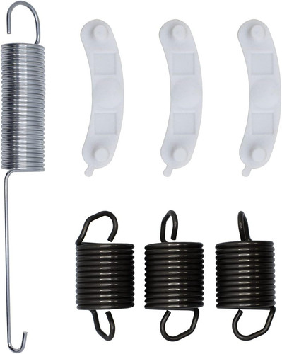 3 pcs WP63907 Suspension Spring,1 W10250667 Counterweight Counter Black
