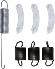 3 pcs WP63907 Suspension Spring,1 W10250667 Counterweight Counter Black