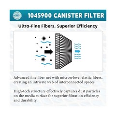 1045900 Canister Filter, New Filtration Element Replaces TN1045900 Hopper Fil…