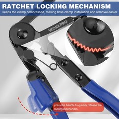 Flexible Hose Clamp Plier 27 Inch Spring Clamp Removal Automotive Tool Kit NEW