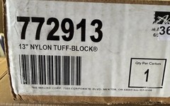 Malish 772913 13” Tuff-Block Floor Scrubber Brush w/ 833802 Gimbal – New