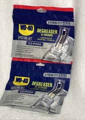 Lot Of 2 WD-40 Specialist Industrial-Strength Degreaser EZ-PODS of 5 PODS