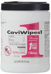 *1-Pack* Metrex CaviWipes1 Germicidal Disinfectant Wipes 9″x12″ X-Large 13-5150