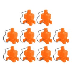 10Pcs 65 Degree Spray Nozzle with Clip Fit 25mm/1″ Hose, 0.56m³/h