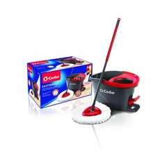 O-Cedar 148473 Microfiber EasyWring Spin Mop 12 W in. with Bucket