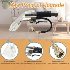 Carpet Extractor Wand with 1/4″Quick Disconnect Coupler Valve for Shop Vac/Mytee