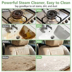 Steam Cleaner, Portable Steamer for Cleaning with 16pcs Normal, Green