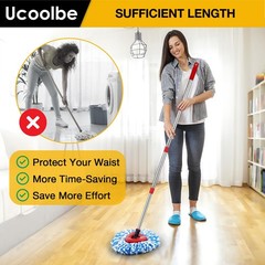 Spin Mop 4+3 Set(2 Tanks System), Set((2 System))