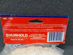 NEW Shurhold Cotton String Mop Refill Head No. 112 Shur-Lok Quick-Release Shaft