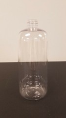 Empty Plastic Liter Bottle (1,000 mL bottle) with 28/410 Pump Top, Case of 108