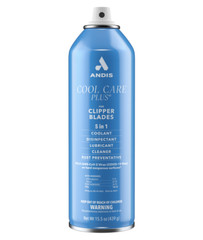 2-ANDIS 5in1 CLIPPER BLADE COOL CARE PLUS SPRAY Cleaner,Lube*Also for Wahl,Oster