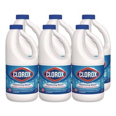Clorox 32260 43 oz. Bottle Concentrated Regular Disinfecting Bleach (6/CT) New