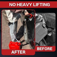 Portable Battery Powered Gas Transfer Pump, Battery Operated Liquid Water/Fuel T