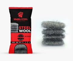 Steel Wool 16 Pads Medium Coarse 3 Tough Cleaning Paint Removal Scouring Pads