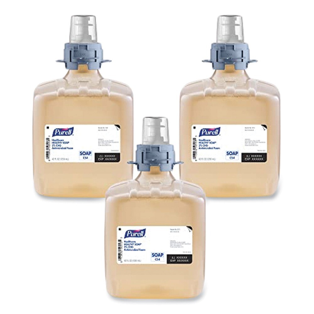 PURELL 518103 1250 ml HEALTHY SOAP 2% CHG Antimicrobial Foam for CS4 (3/CT) New