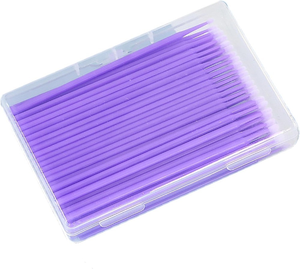 100 Pcs Touch Up Paint Brushes for Automotive Chip Repair, Fine Detail Work and