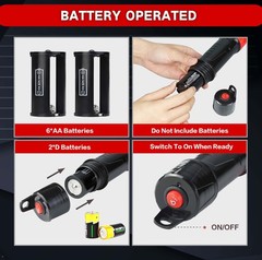 Portable Battery Powered Gas Transfer Pump, Battery Operated Liquid Water/Fuel T