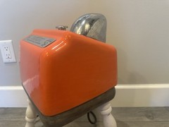 NOS Brunswick Model A Hand Dryer (World Hand Dryer) Orange Bowling Alley Vintage