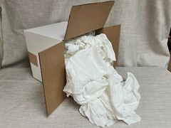 Cottonall Lint Free Techno Small Cut Wiping Cloths 25lb Box Lint Free Rags