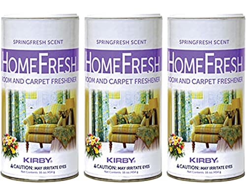 Kirby (PACK OF 3) Homefresh Carpet Powder Freshener/Room Deodorizer/Odor Remo…