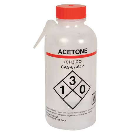 Translucent, Wash Bottle 16 Oz., Pk4, 24J877