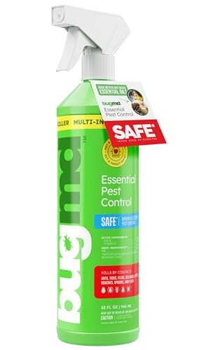 BugMD 32oz Refillable Spray Bottle 3 Modes Pest Control