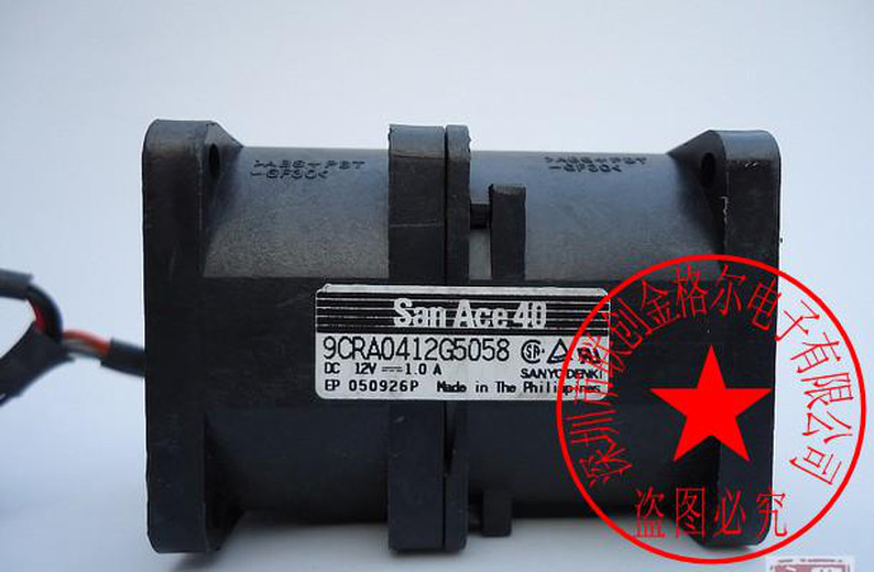 1pc new fan freeship 9CRA0412G5058 DC12V 1.0A 9CRA0412J5D03 SANYO