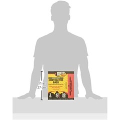 BERRY PLASTICS 1190274 Black Contractor Bag (50 Pack)