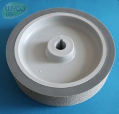 WHEEL w/TAPER (NOT SPLINE), 198mm, FOR TENNANT T3, T3+, T3e SCRUBBERS ONLY, 3F8