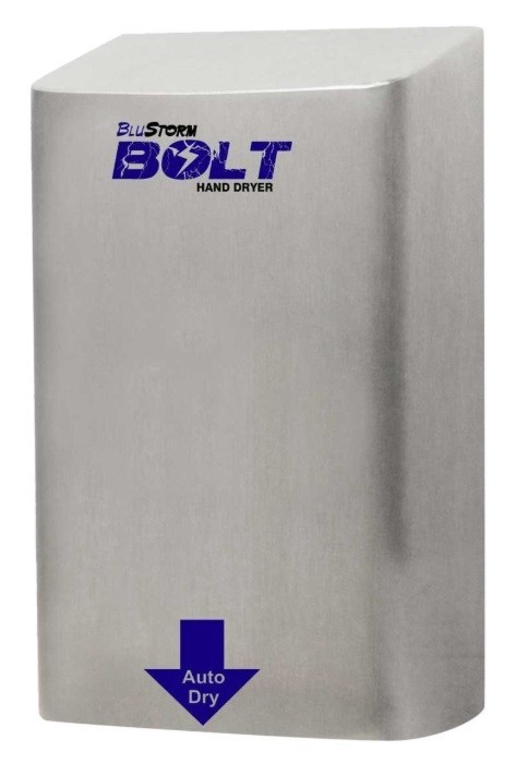 Palmer BluStorm Bolt Hand Dryer HD0923-09 Brushed Stainless Steel New