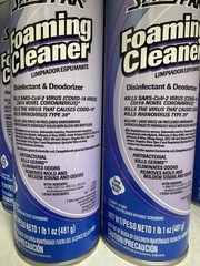 SprayPAK Foaming Cleaner 17oz Aerosol Disinfectant Cleaner 1 Can