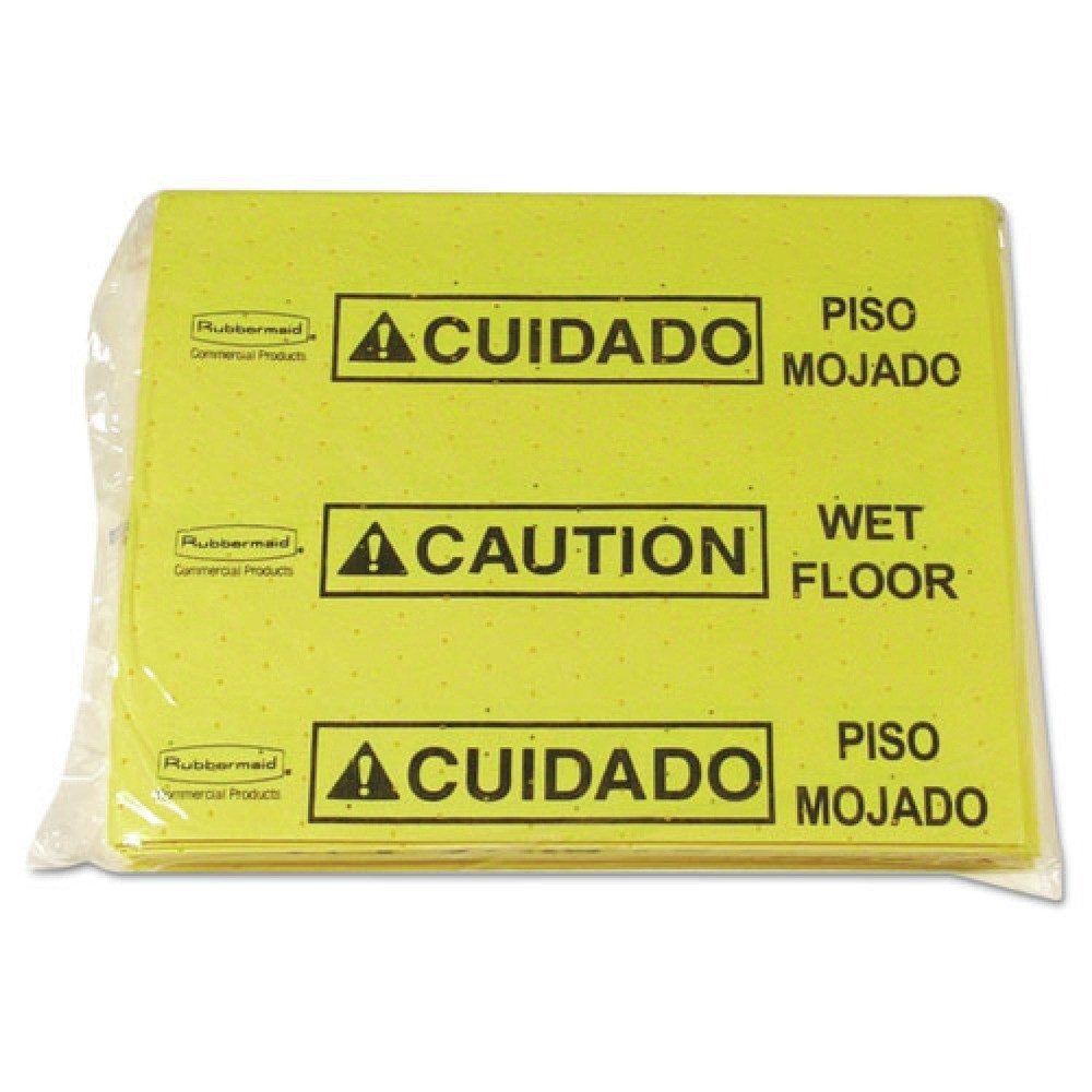 Rubbermaid Commercial 4253YEL 12 oz. Over-The-Spill Pad Tablet (25/Pack) New