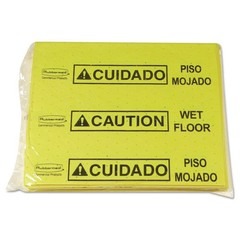 Rubbermaid Commercial 4253YEL 12 oz. Over-The-Spill Pad Tablet (25/Pack) New