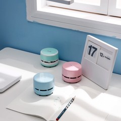 tenwin Mini Vacuum Cleaner, Portable Desktop Cordless, Handheld Green