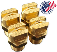 Carpet Cleaning Extractor 9502 Wand Jet Nozzle Brass 1/8″ V-Jet (Set of 4)