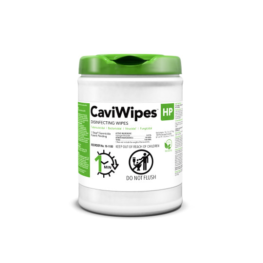 Metrex 16-1100 CaviWipes HP Disinfectant Wipes 6″ X 6.75″ 160/Pk