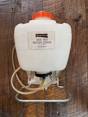 Back Pack Pressure Sprayer 15 Ltr Tank, Straps & Hose OEM Service Master Hvy Dty