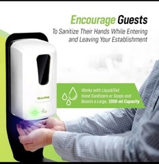 Alpine Industries 430-L-S Automatic Hand Soap, Other Gel Dispenser with Stand